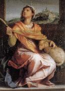 Andrea del Sarto, Portrait of the altar